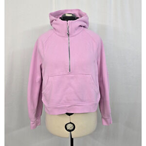 Lululemon Scuba Oversized Half Zip Hoodie Women's M / L Pink Blossom